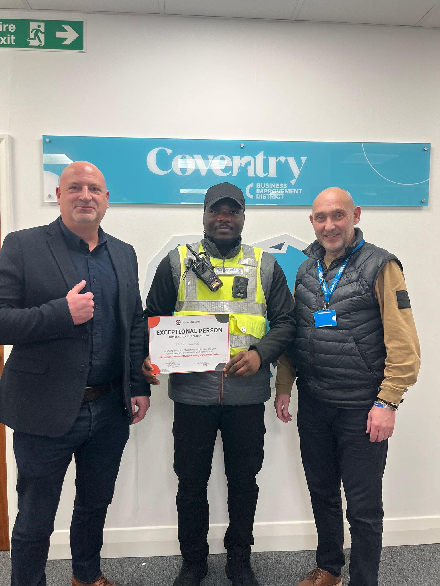 Coventry - We'd like to congratulate two members of the Coventry BID ...