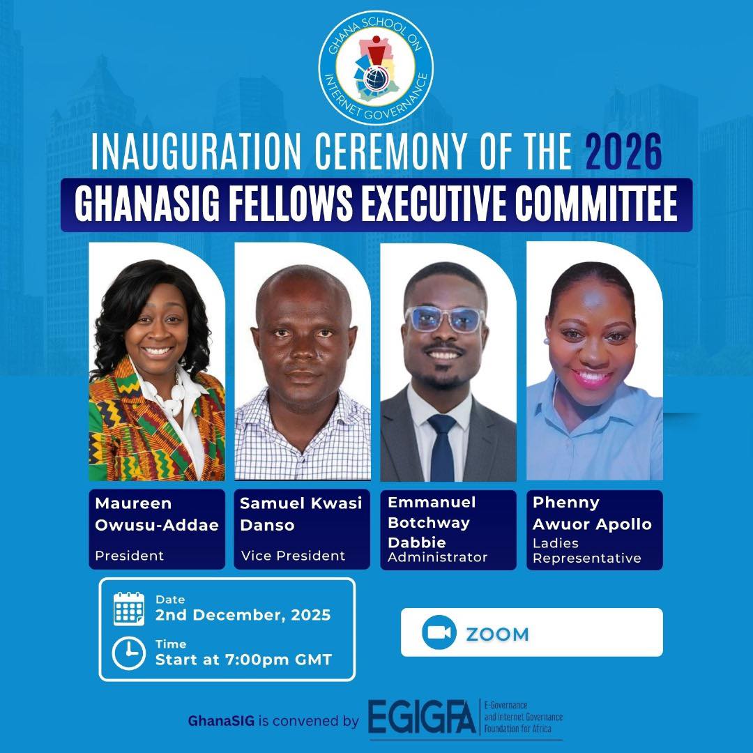 Ghana - Inauguration of the 2026 GhanaSIG Fellows Executive Committee 🎉 ...