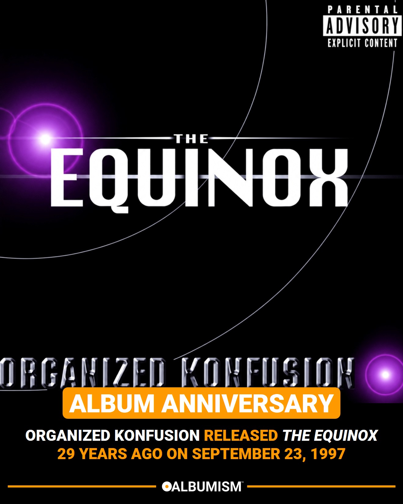 Organized Konfusion released 'The Equinox' 29 years ago on