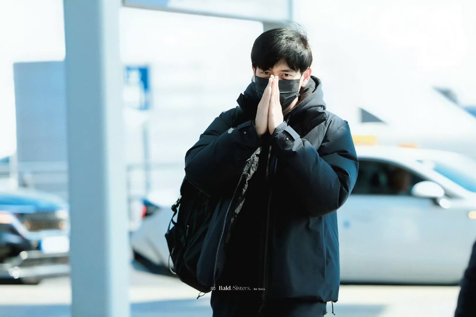mask can't hide how handsome my man #LiXian is 😍😘🫰 Incheon
