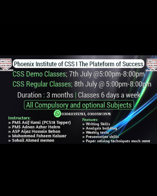 Phoenix Institute of CSS