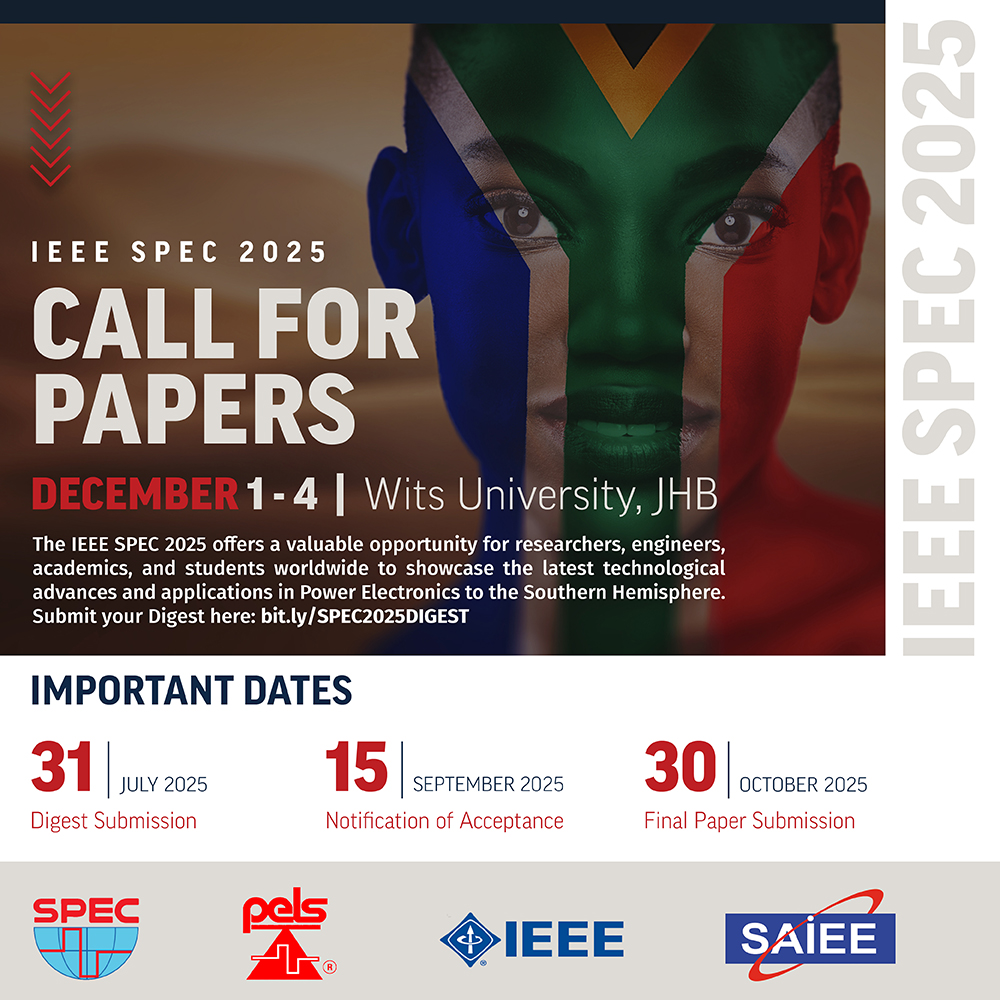 SAIEE - SPEC2025 Conference offers a valuable opportunity... | Facebook