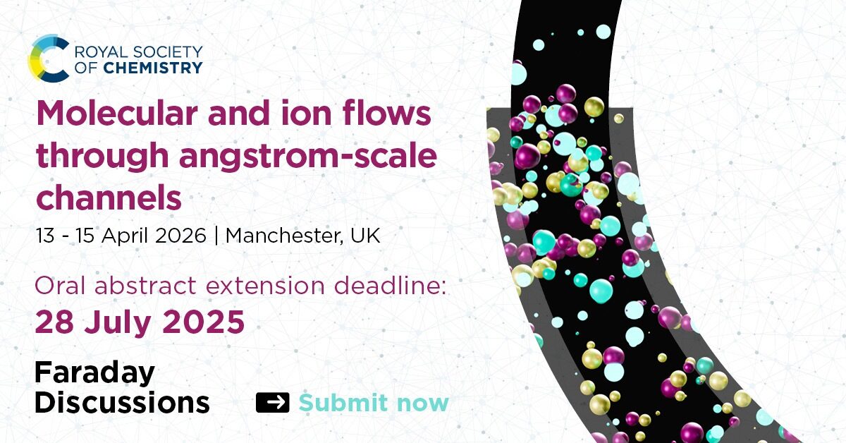 Royal - Announcing: Molecular and ion flows through angstrom-scale ...