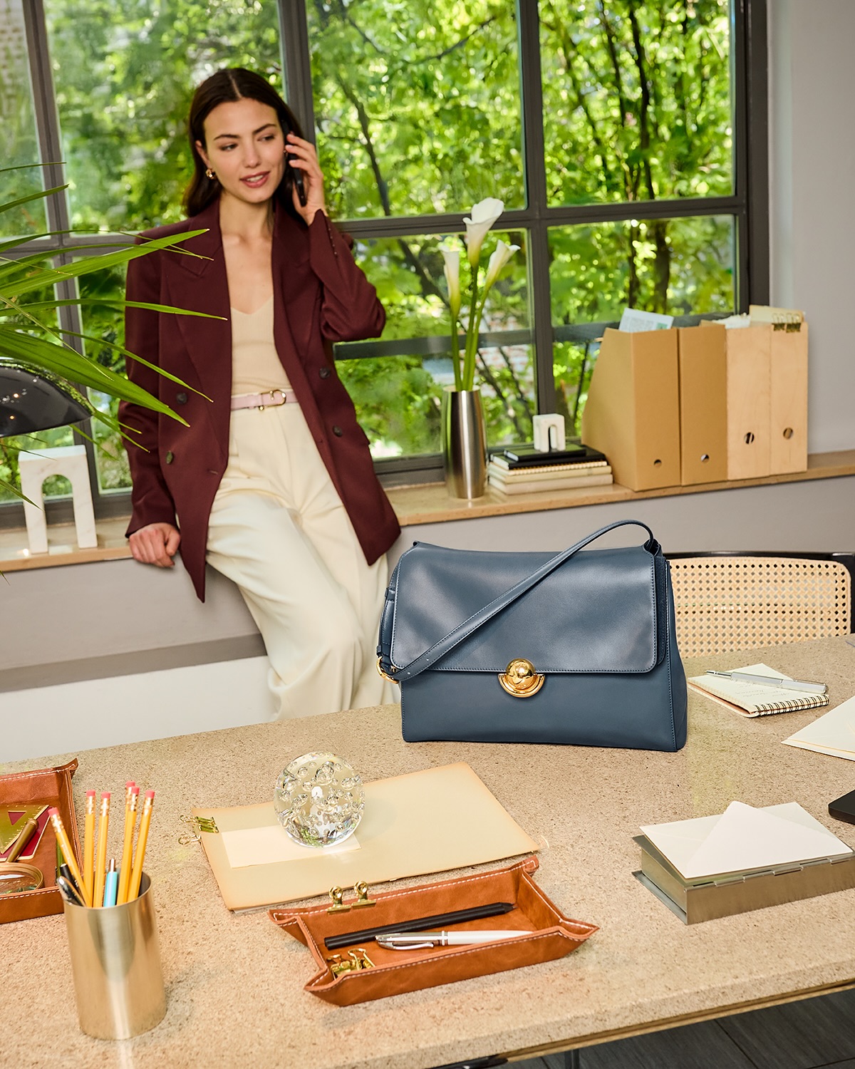 Reclaim your workdays with confidence and color. The Furla Domus 