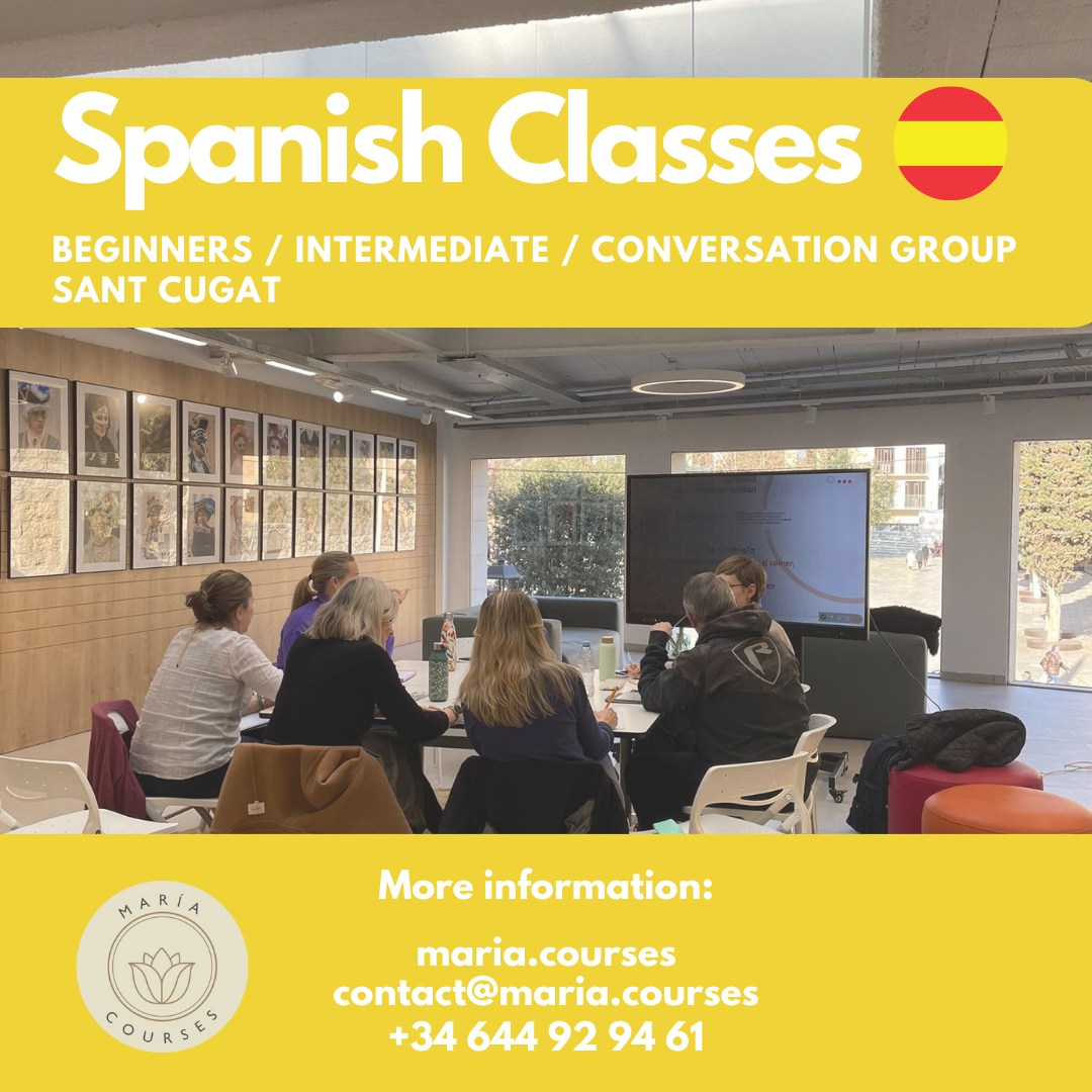 Maria.courses - 🇪🇸 🇪🇸 Spanish Classes: Groups in person !... | Facebook