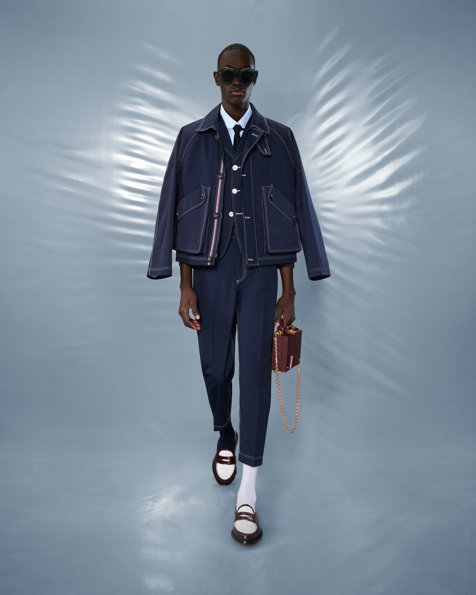 good sport … thom browne spring 2025. a tailored take on a classic 