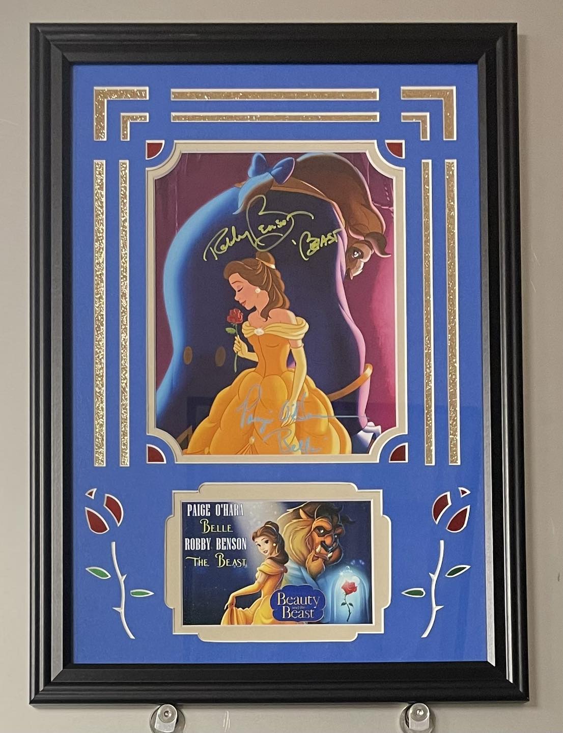 Disney's Beauty and the Beast signed dvd collection