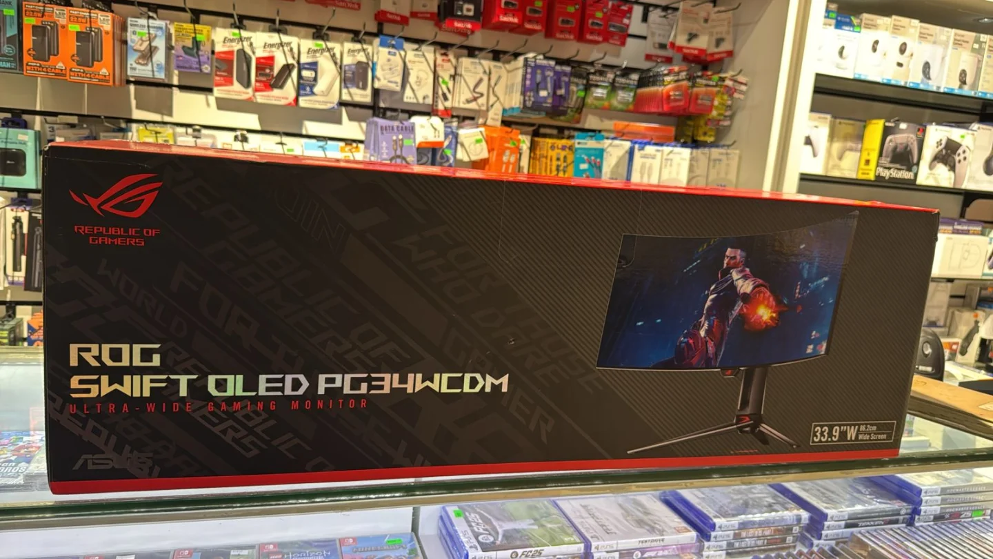 Happy customer for this special order ROG Swift OLED PG34WCDM 