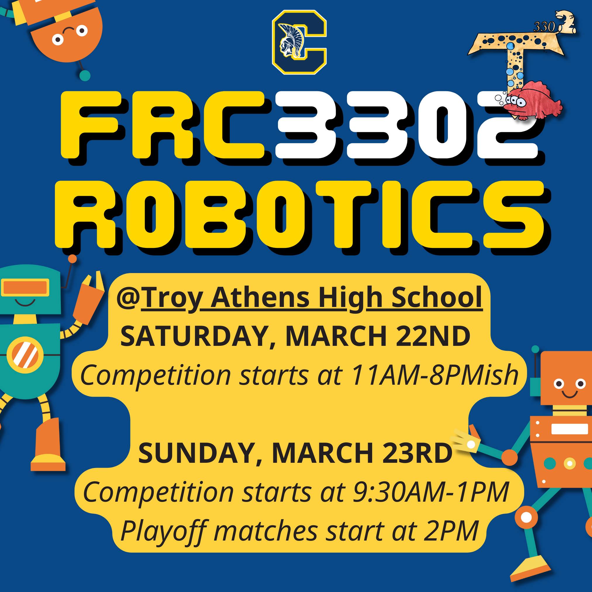 Clawson Public Schools - FRC3302 Turbo Trojans - March 2025 | Facebook