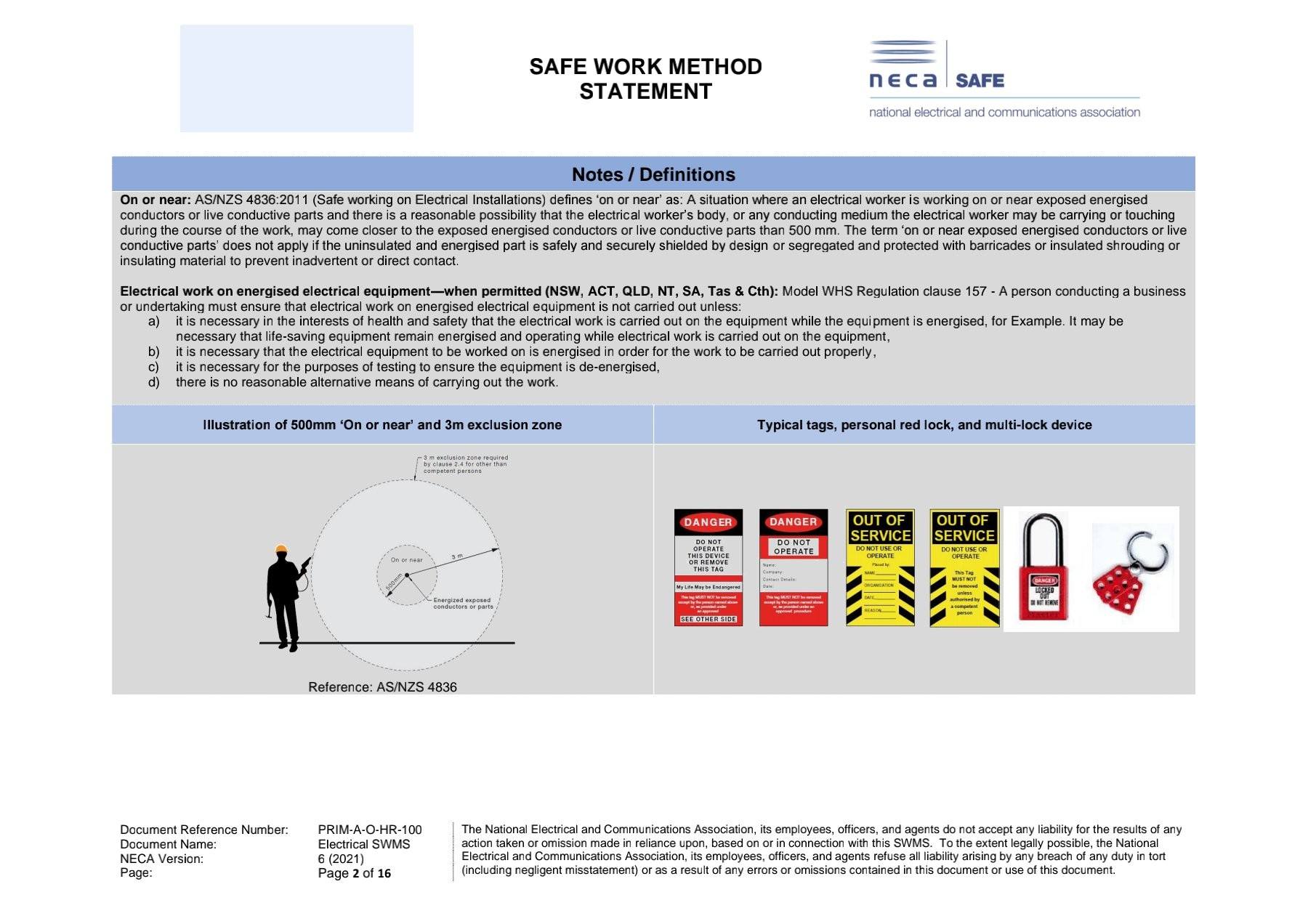 Hse Technical - SWMS - Safe work method statement #swms... | Facebook