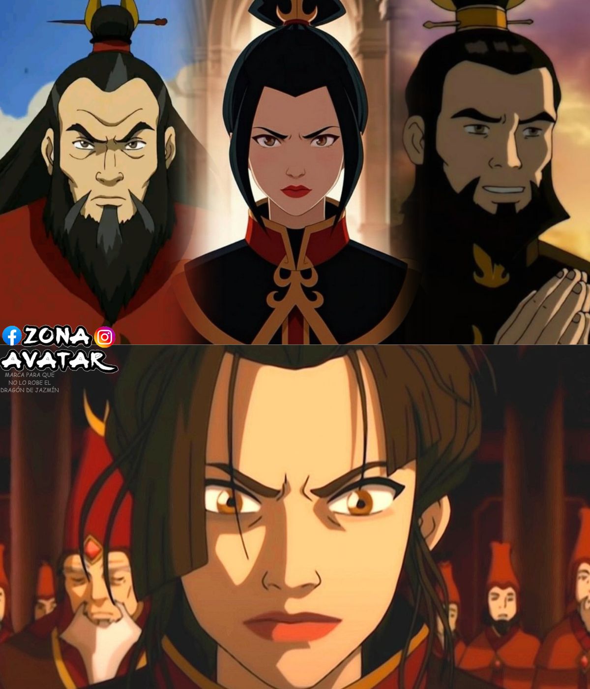 Zona - Al ver a Iroh contarle a Zuko la historia de sus bisabuelos ...