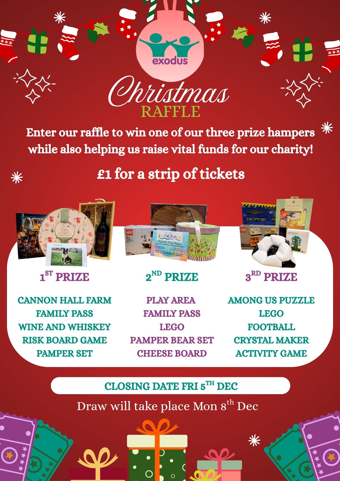 The Exodus - 🎄 Christmas Raffle Time! 🎄 It’s that most wonderful time ...
