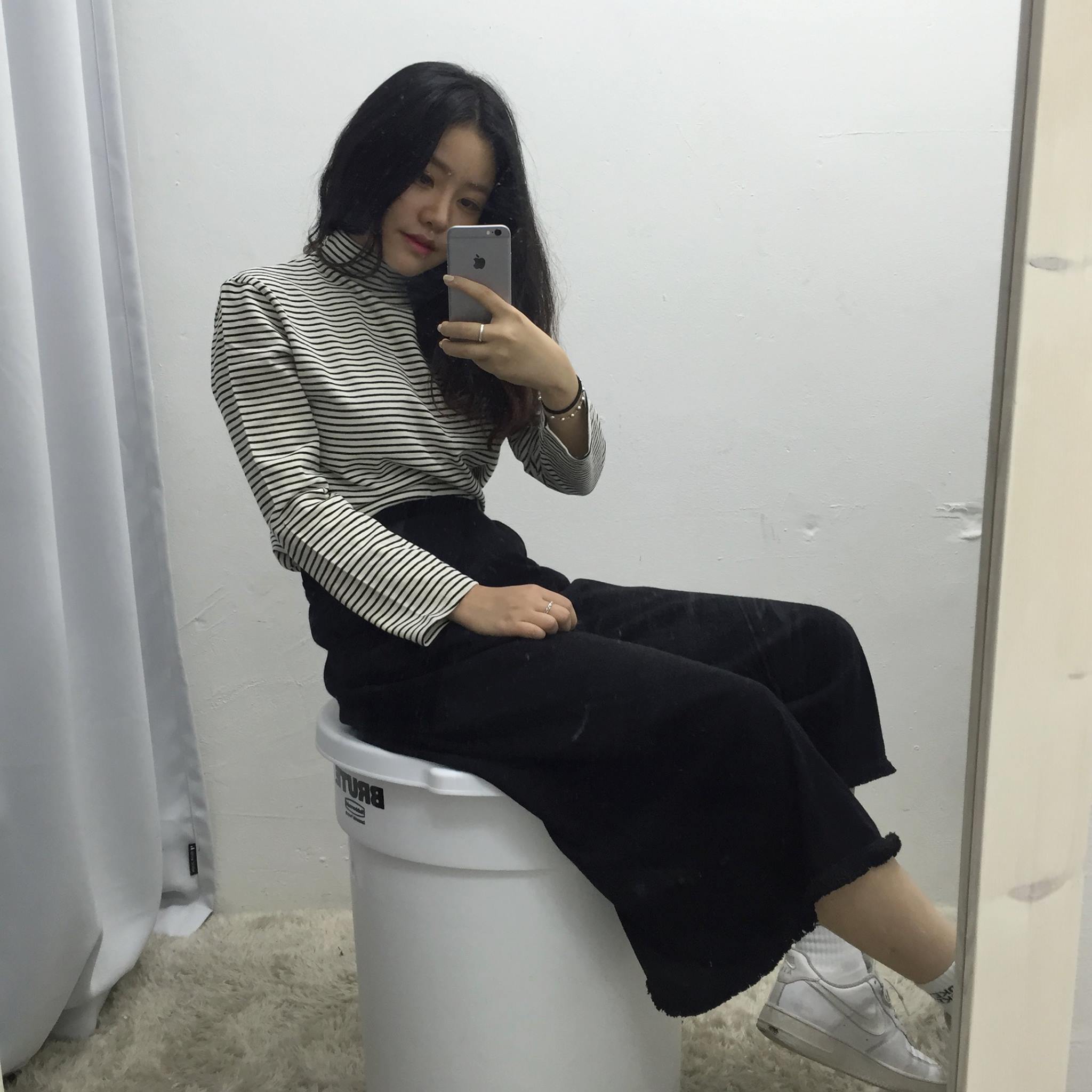 쿠치마치 - 쿠치마치 슬랙스 데일리룩 인스타그램