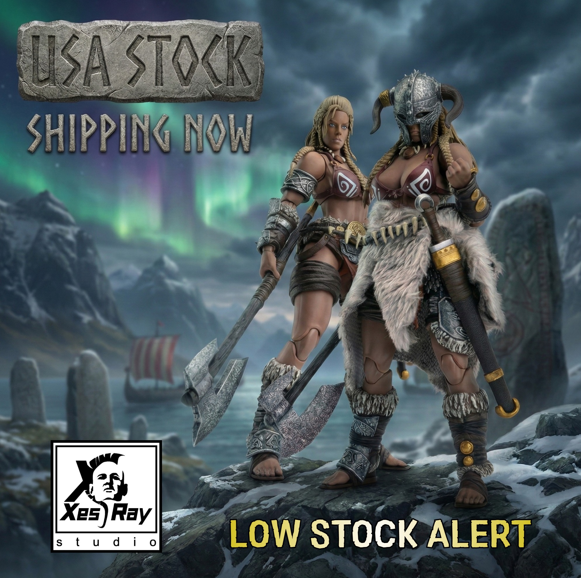 USA Stock and Low Stock Alert】 Xesray Studio Combatants Fight for