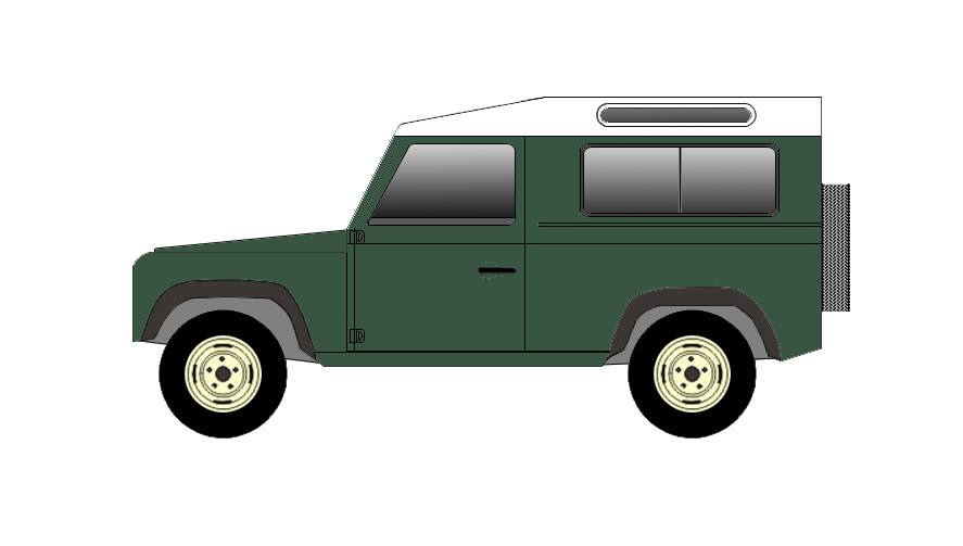 The Land Rover 90 has had a few... - Transport Paper Models