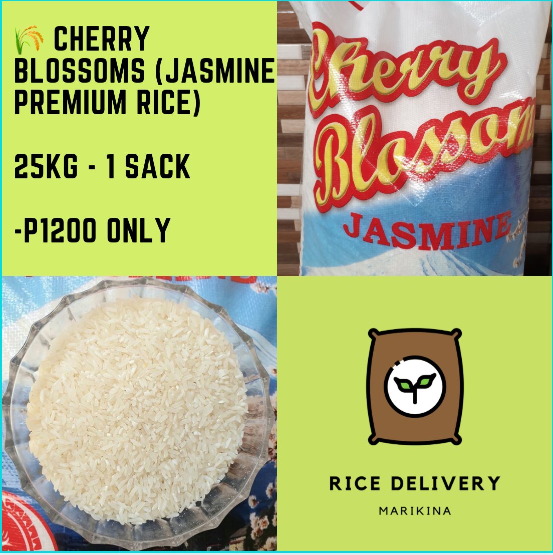 🌾 CHERRY BLOSSOMS (Jasmine... - Rice delivery marikina | Facebook
