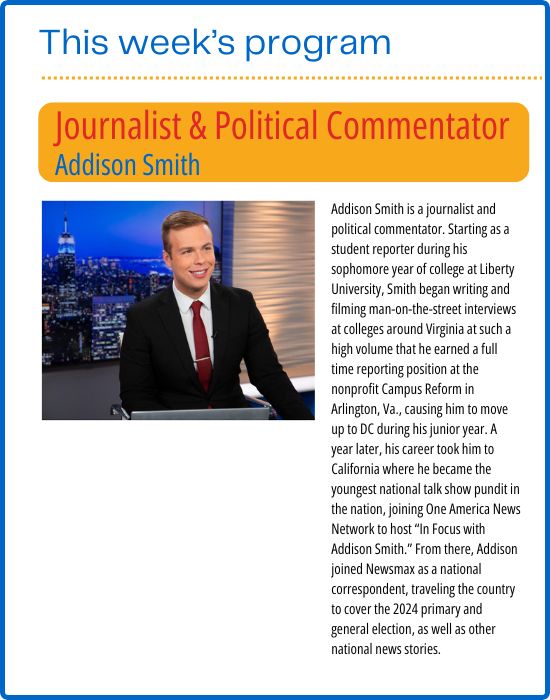 Habersham - Please join us in welcoming Addison Smith—journalist ...
