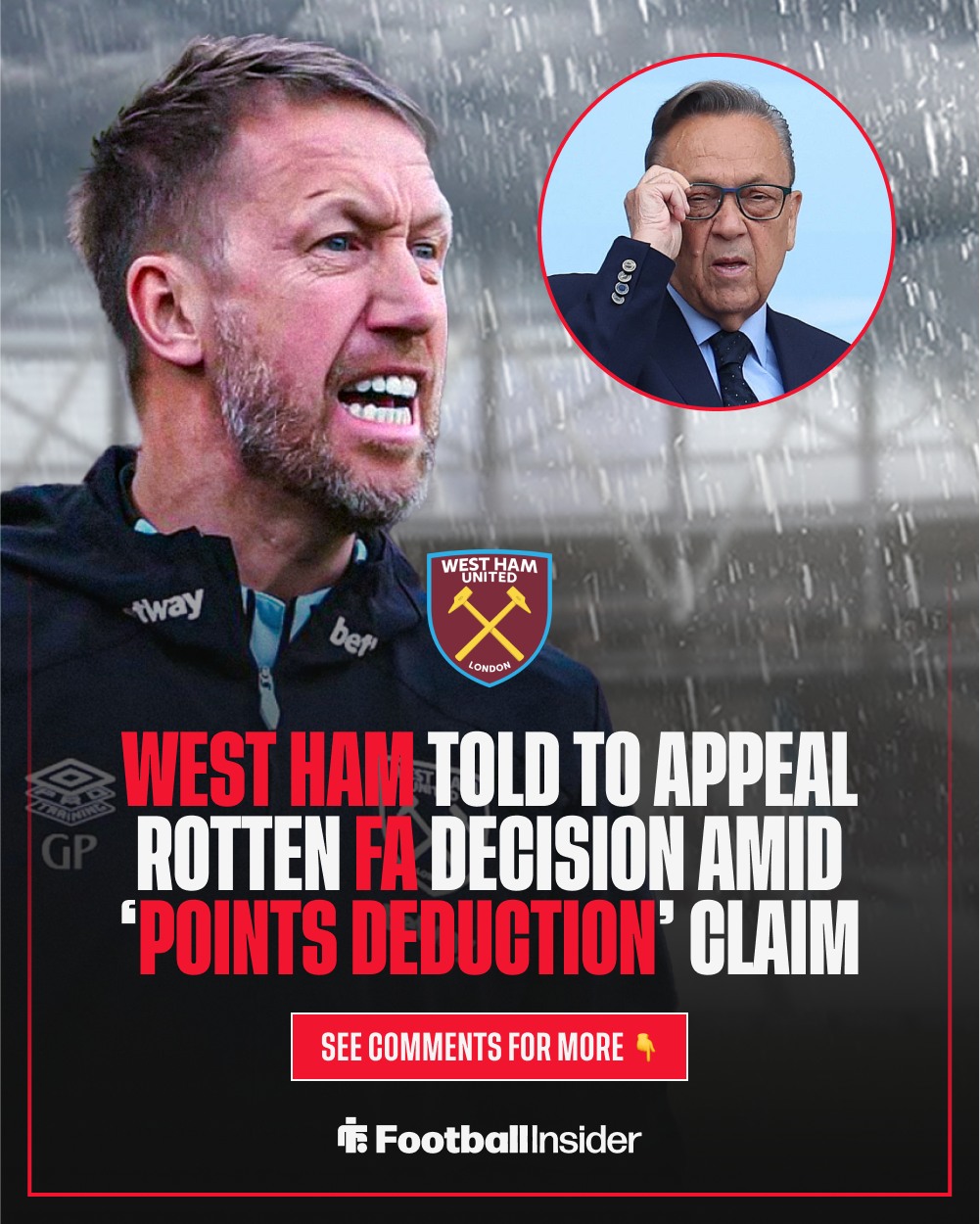 Football - ⚠️ WEST HAM POINTS DEDUCTION? ⚠️ Read more below 👇 | Facebook