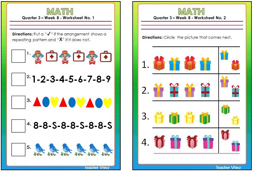 Grade 1 - Quarter 3 Week 8... - Teacher Vhivz Digital Files | Facebook