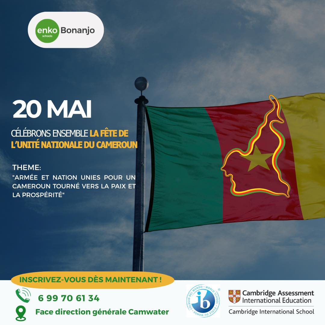 Enko - 🎉 Bonne fête de l’Unité nationale !🇨🇲 En ce 20 mai 2025, Enko ...