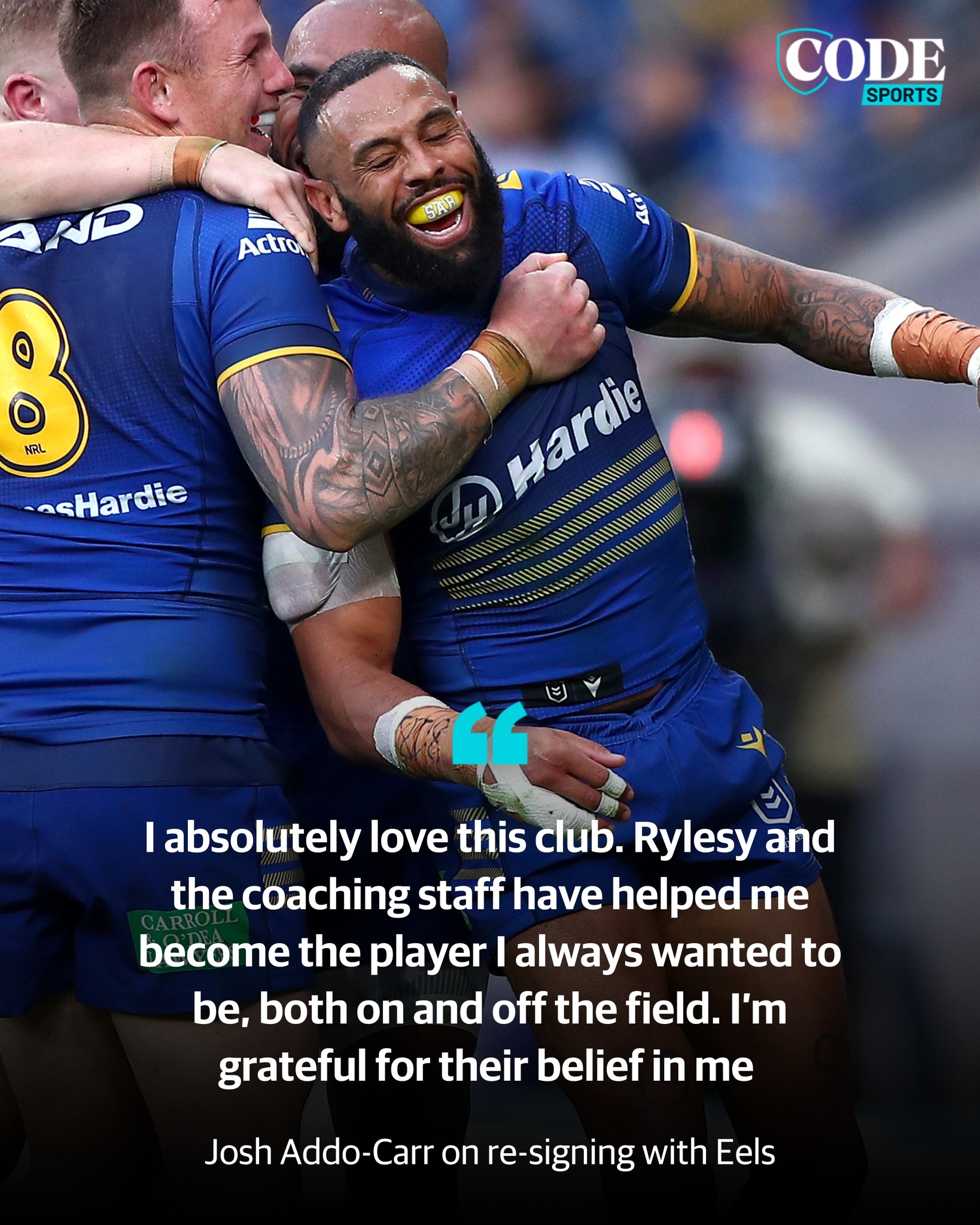 CODE - The Foxx is a happy camper at Parramatta 🙌 MORE ️ bit.ly/3XKQ6pb ...