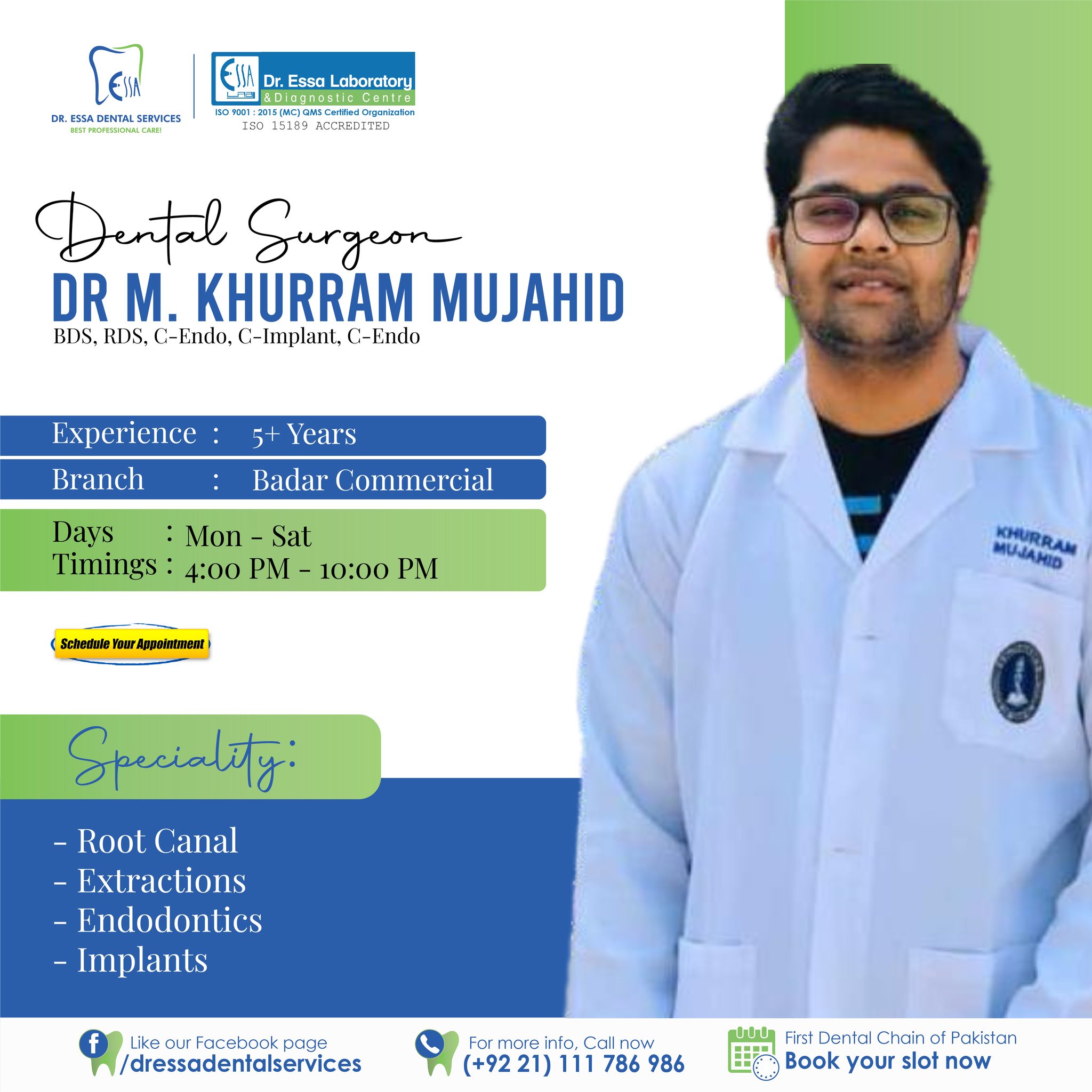 Dr. - Meet Dr. Khurram Mujahid (BDS, RDS, C-Implant): ⚡️ Emergency ...