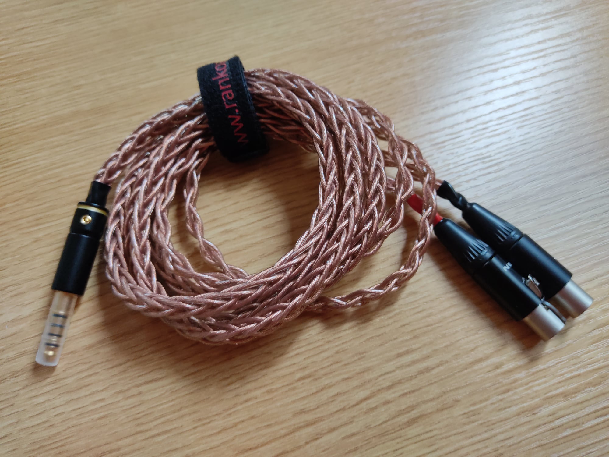 ZMF Headphones Auteur with custom 21awg OCC copper cable