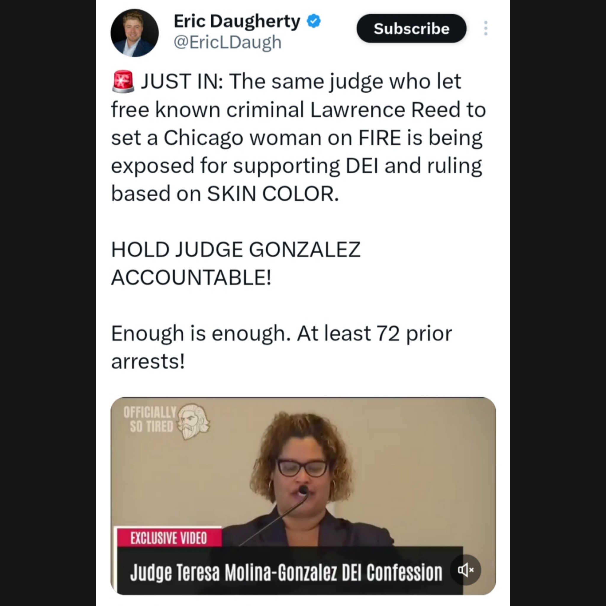 The Judge who let Lawrence Reed out -... - Outspoken Samantha | Facebook