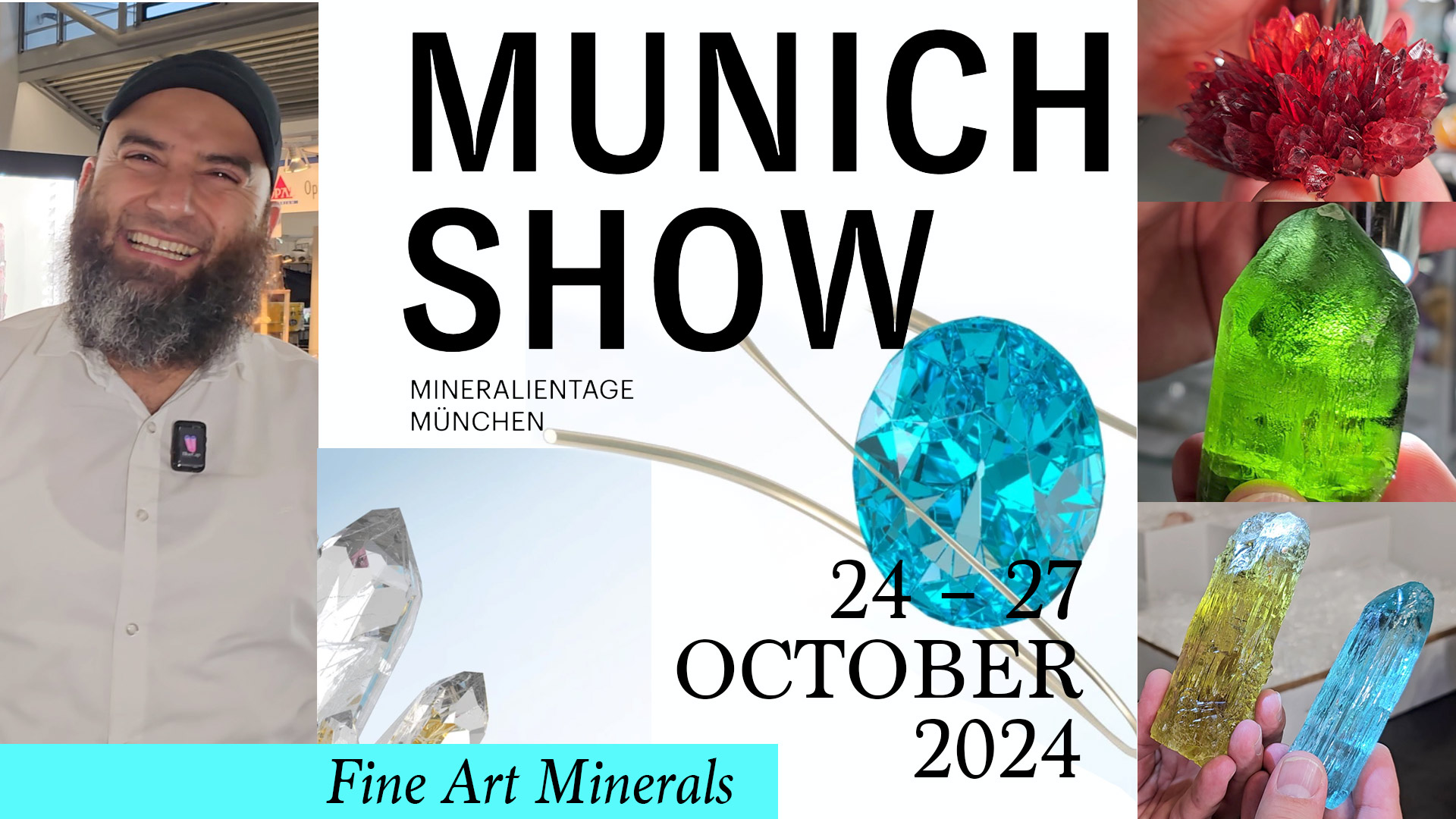 BlueCap - Fine Art Minerals LIVE from the 2024 Munich Mineral Show ...