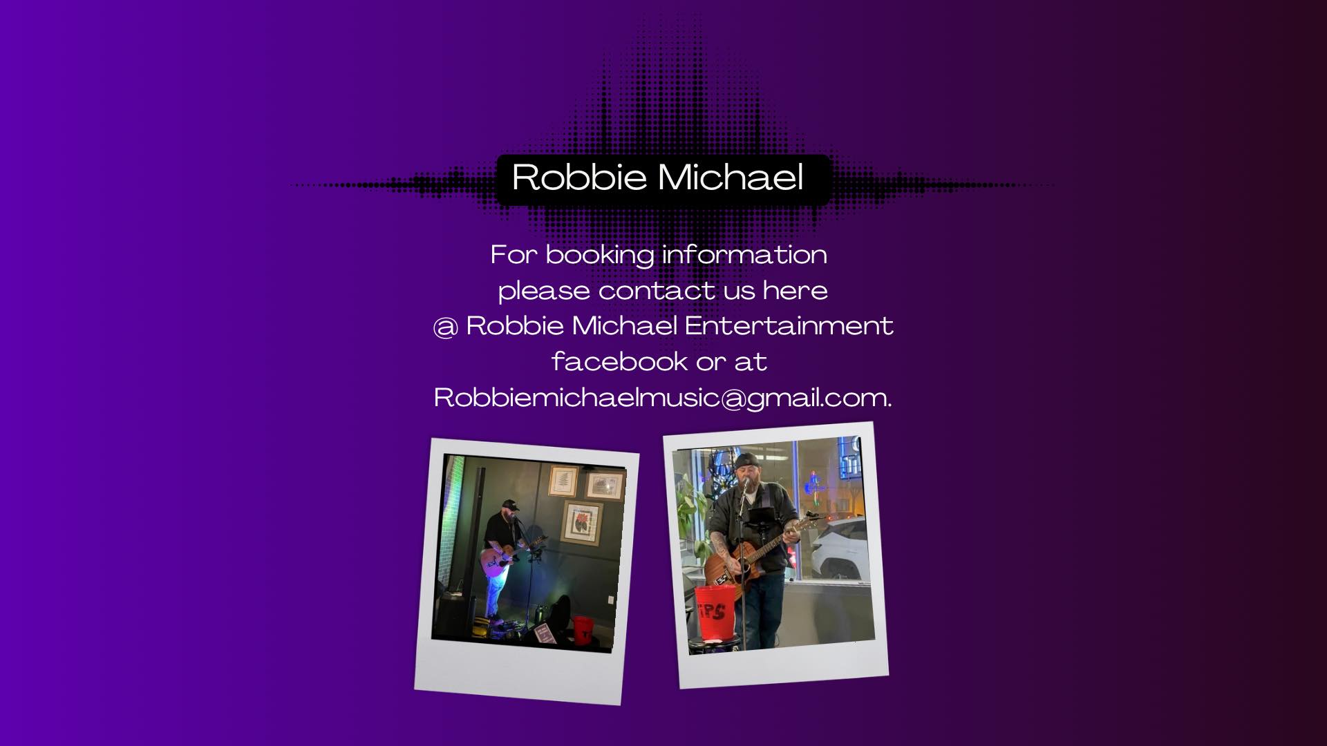 ROBBIE MICHAEL LIVE AT HURRIBAK