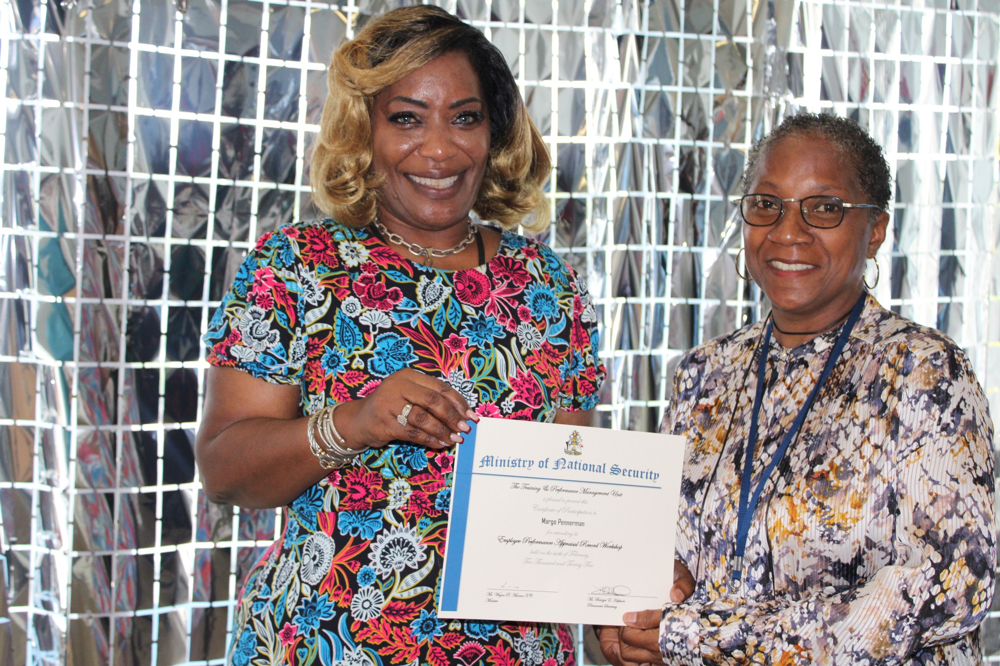 Ministry - Photo shows: Acting Permanent Secretary Ms. Gaynell Rolle ...