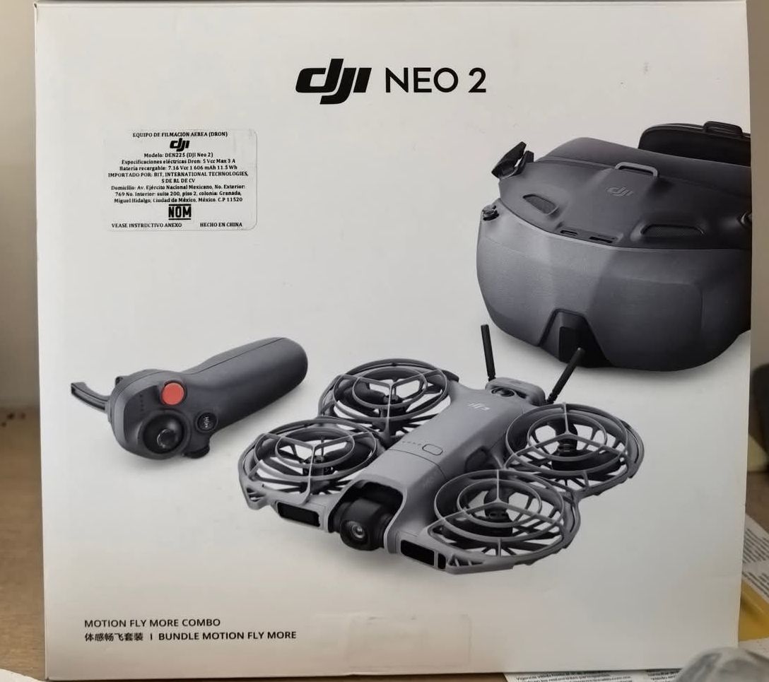 Batería Original De 1606 MAh Para DJI Neo 2, Compatible, 24 Min De Vuelo, Incluye 2 Unidades