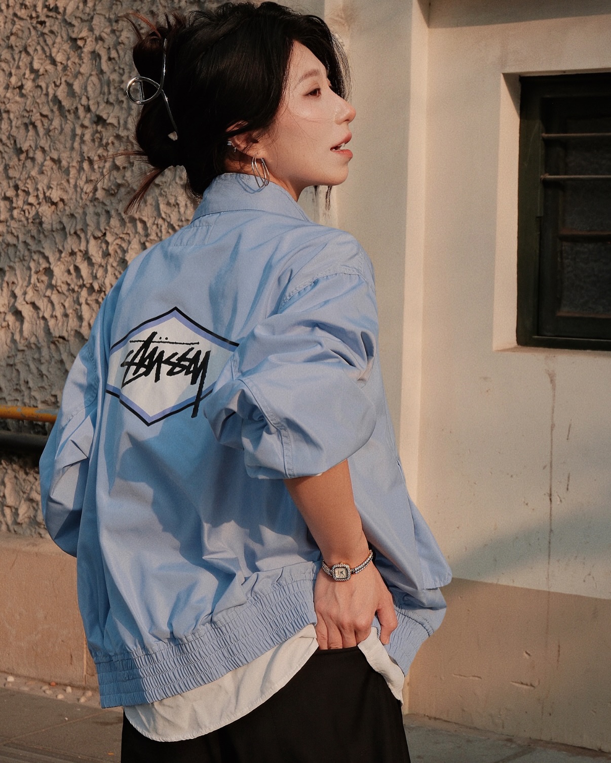 STUSSY SURF TEAM HARRINGTON JACKET 官網搜尋?STUSSY外套《SURF IS 