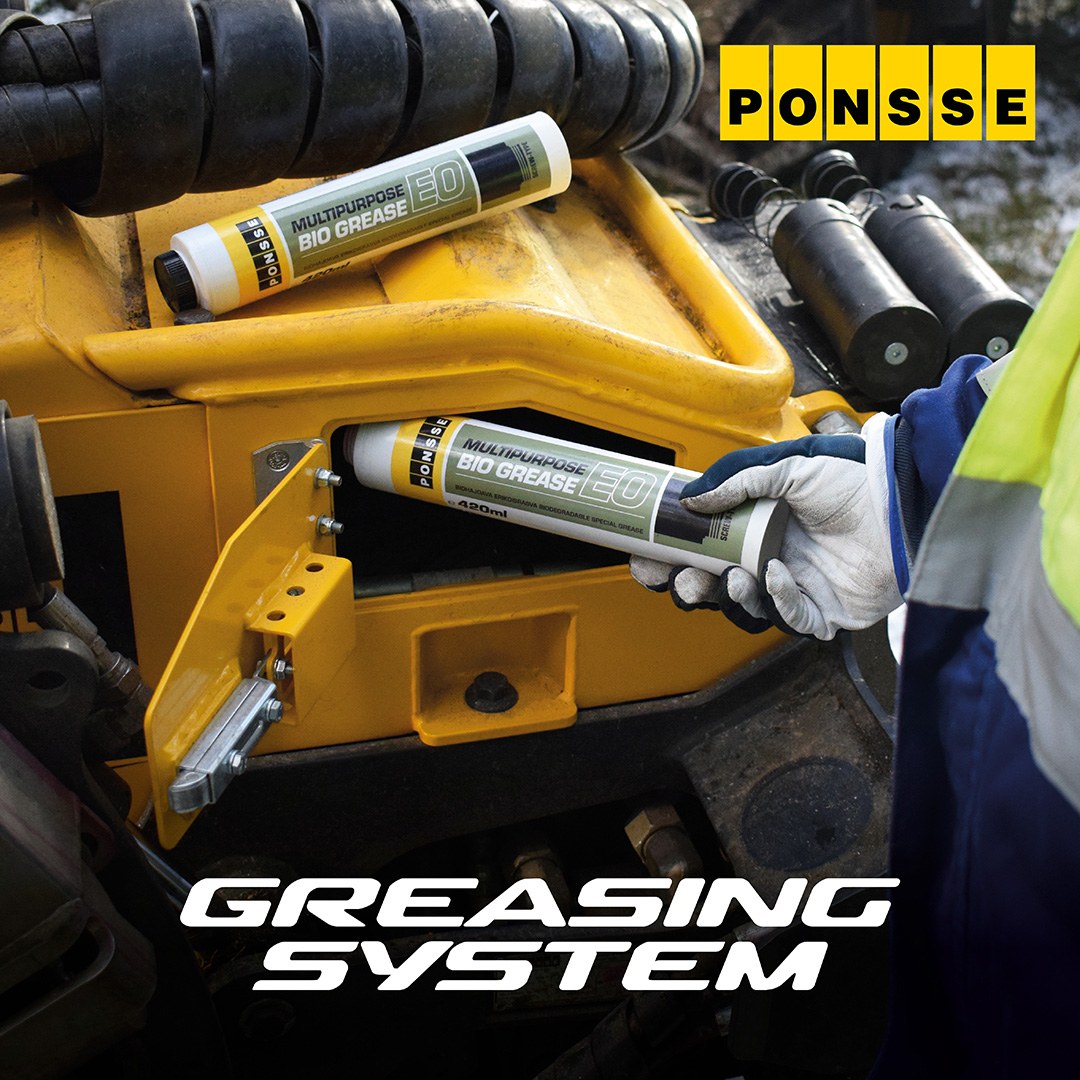Ponsse - PONSSE Greasing System, an option for harvester heads, is a ...