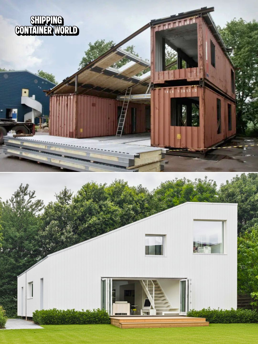 Shipping - Container Home's Incredible Glow-Up: From Warehouse to Dream ...