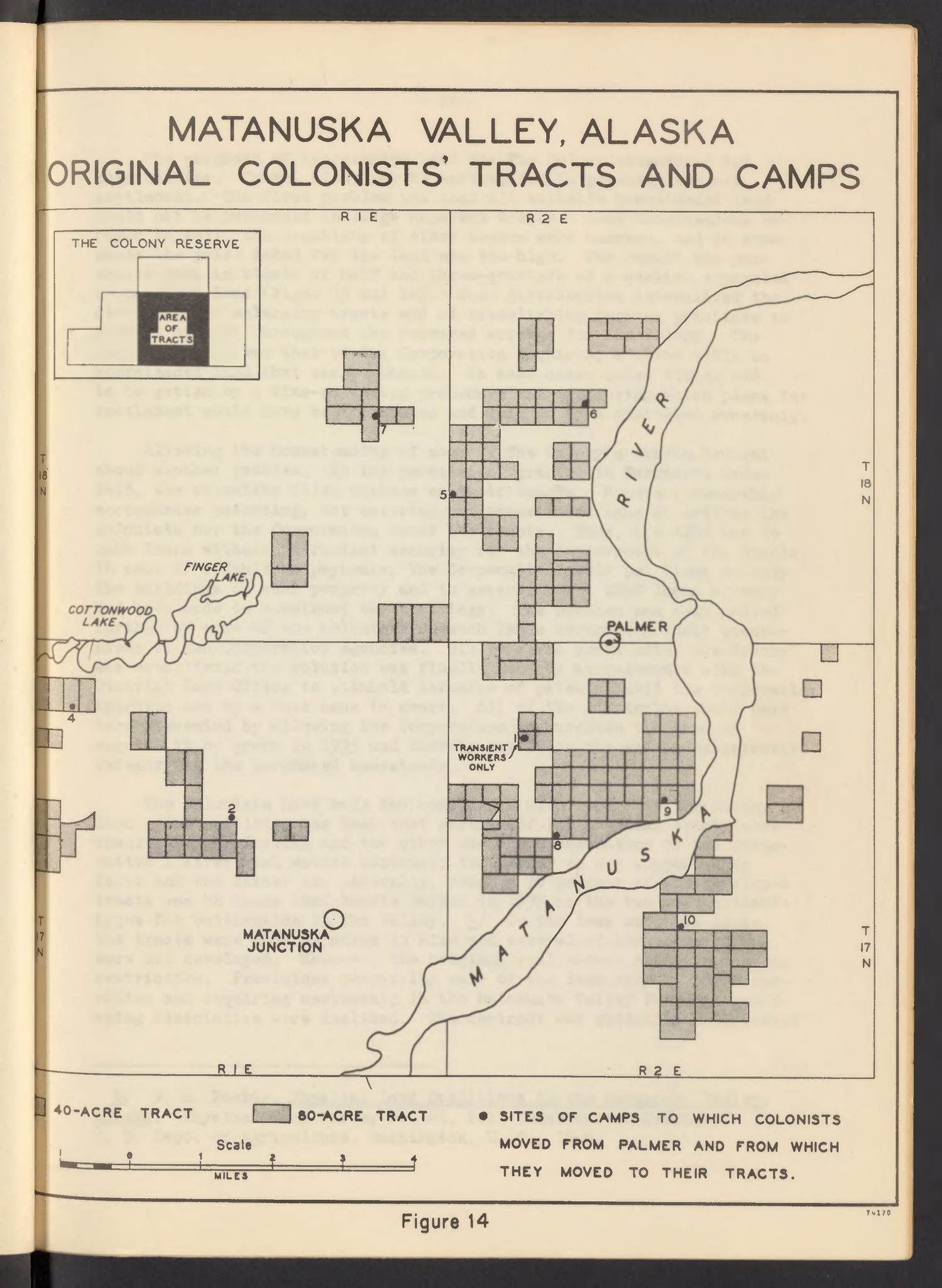 Palmer - Camp 1, aka Perkins – headquarters for the construction ...