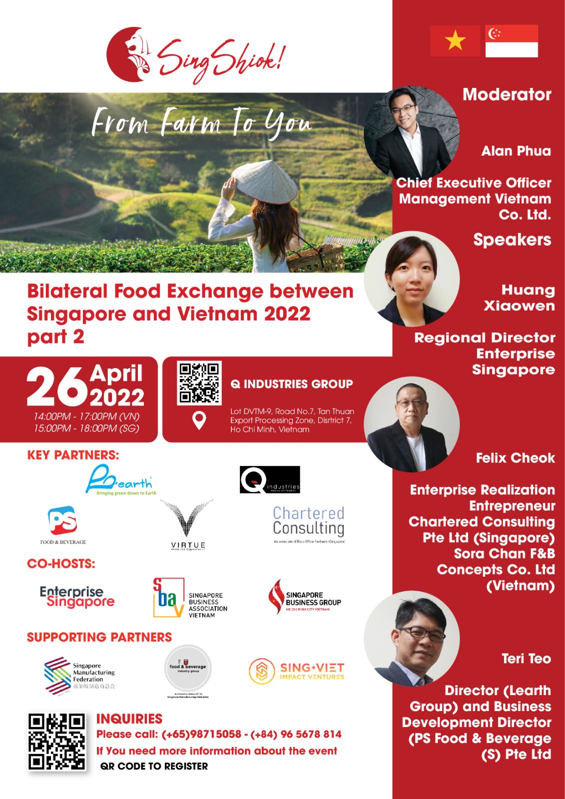 ⏰ [BILATERAL FOOD EXCHANGE CONFERENCE... - Sing Shiok Vietnam