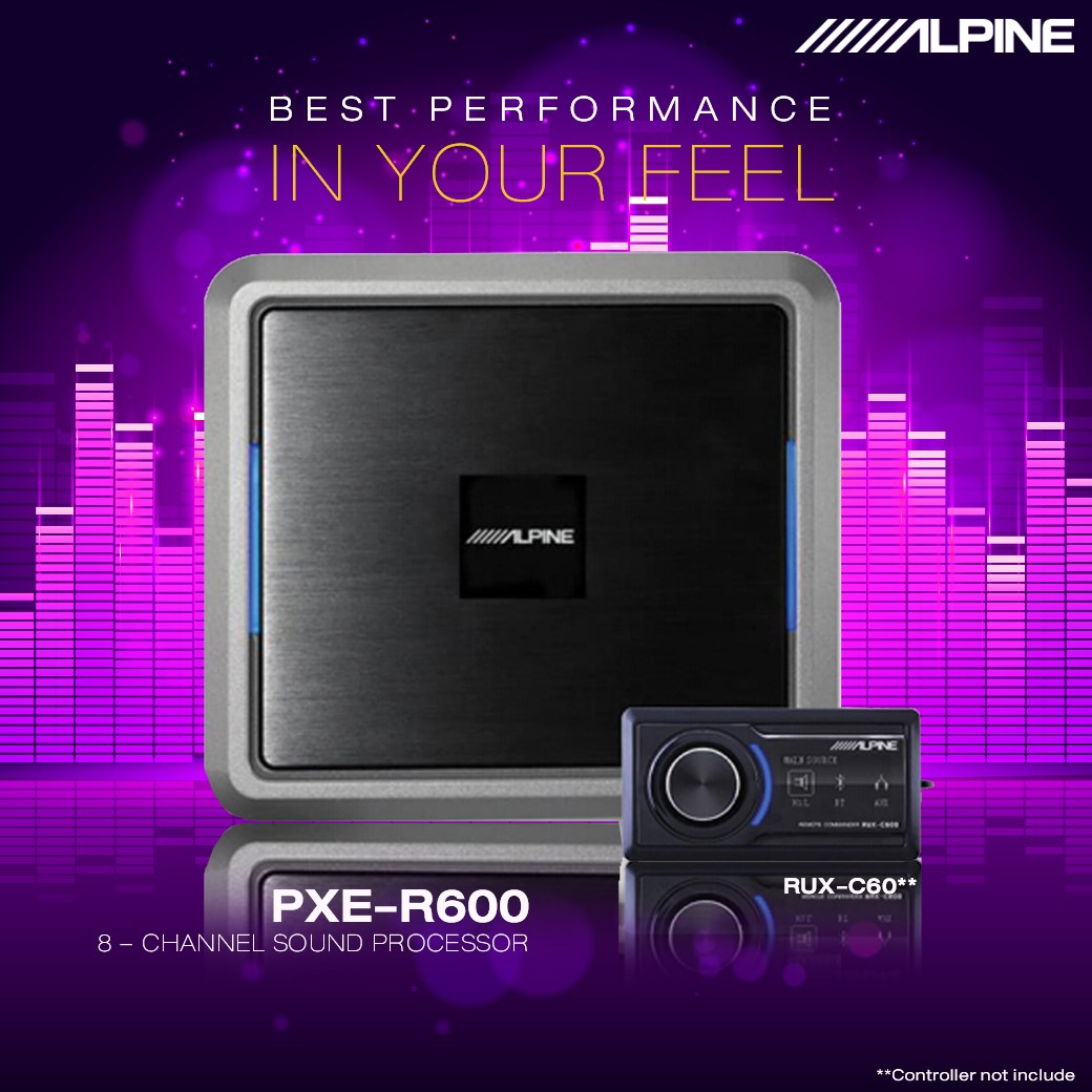 Alpine India. - The sound processor, PXE-R600, enables you...