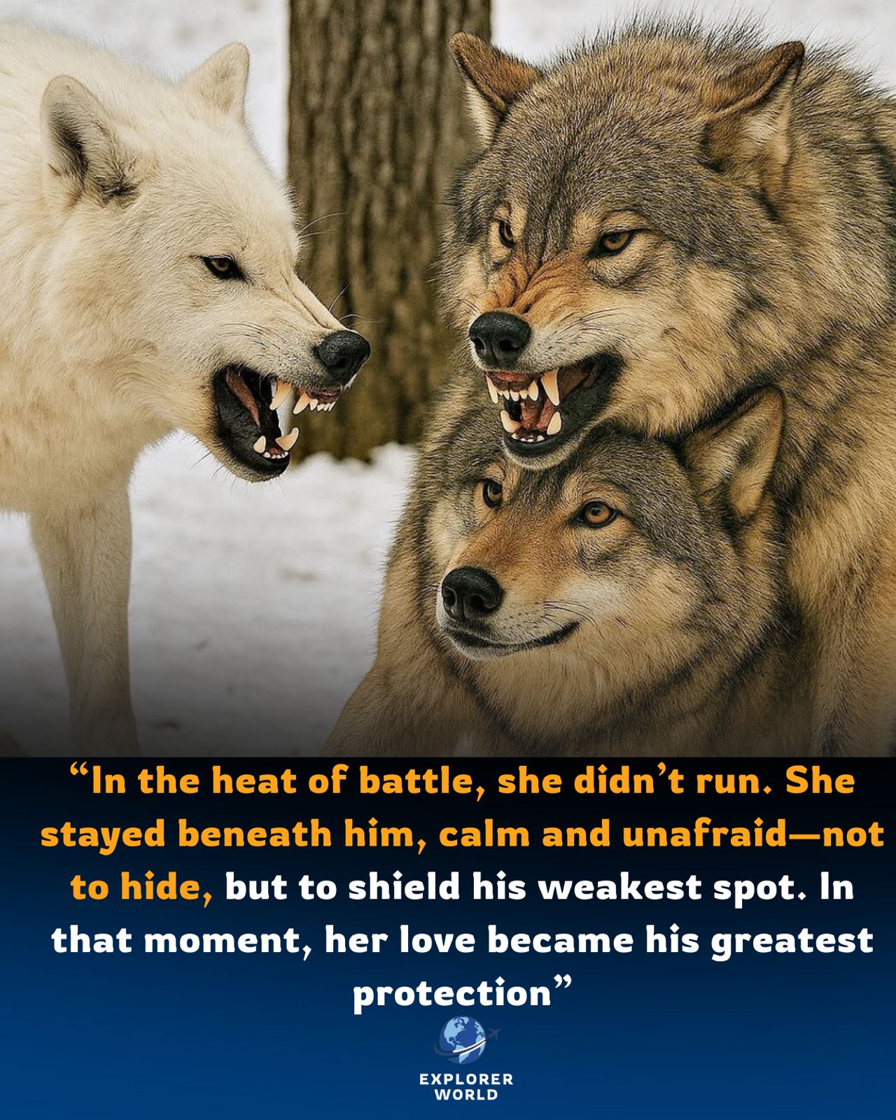 Explorer - Wolves carry a lesson most humans have forgotten… true ...