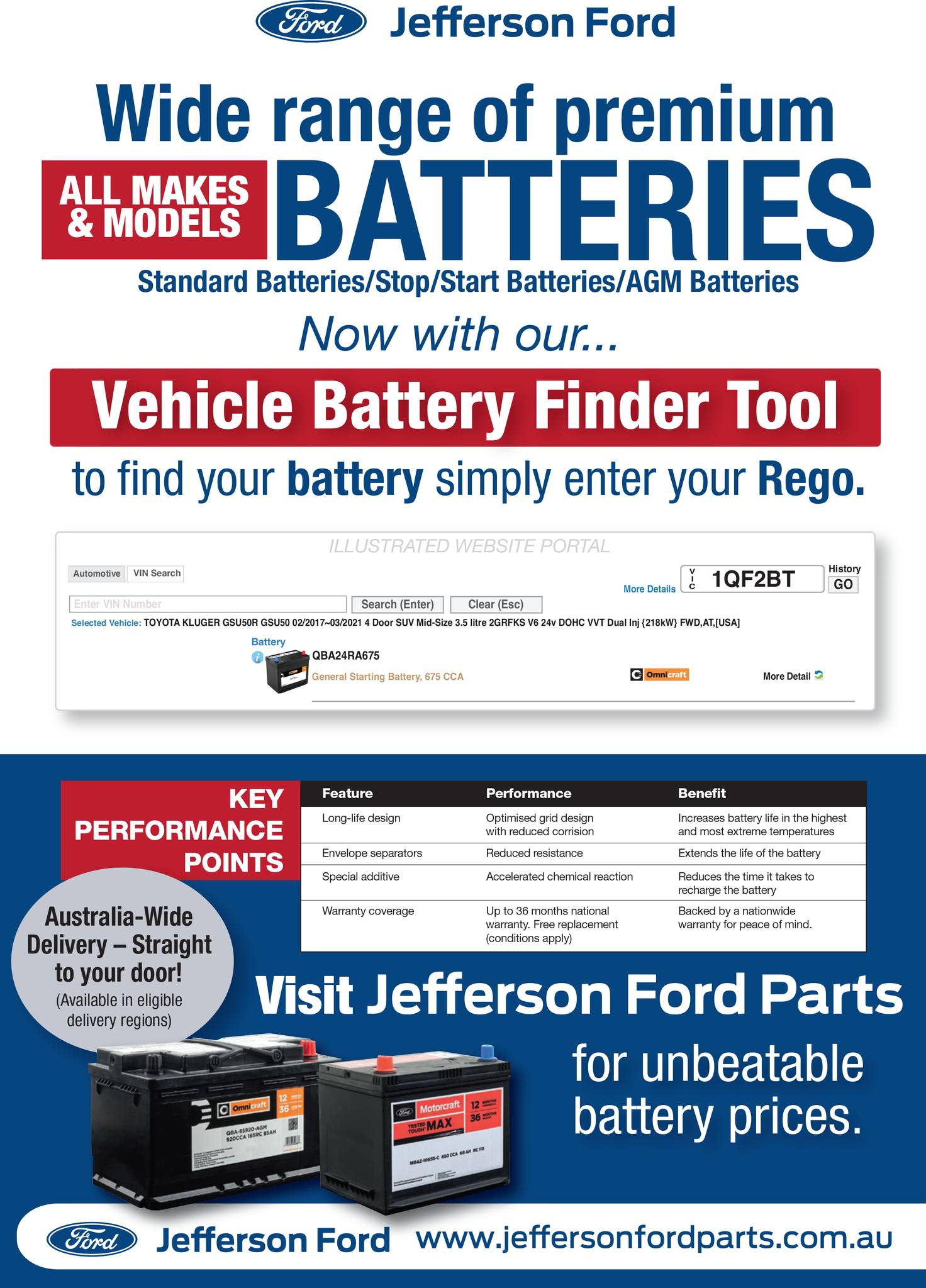 ⚠ Avoid the hassle of a dead... - Jefferson Ford Parts | Facebook