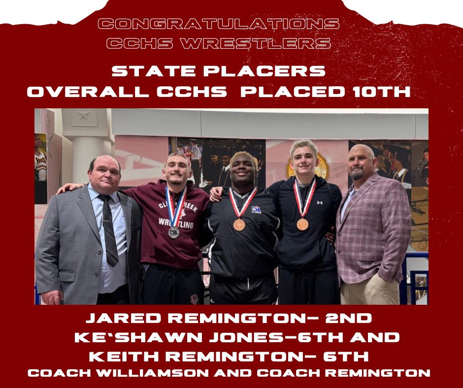 Clear Creek Wrestling Wildcats - 🎉 Huge congratulations to our hard ...
