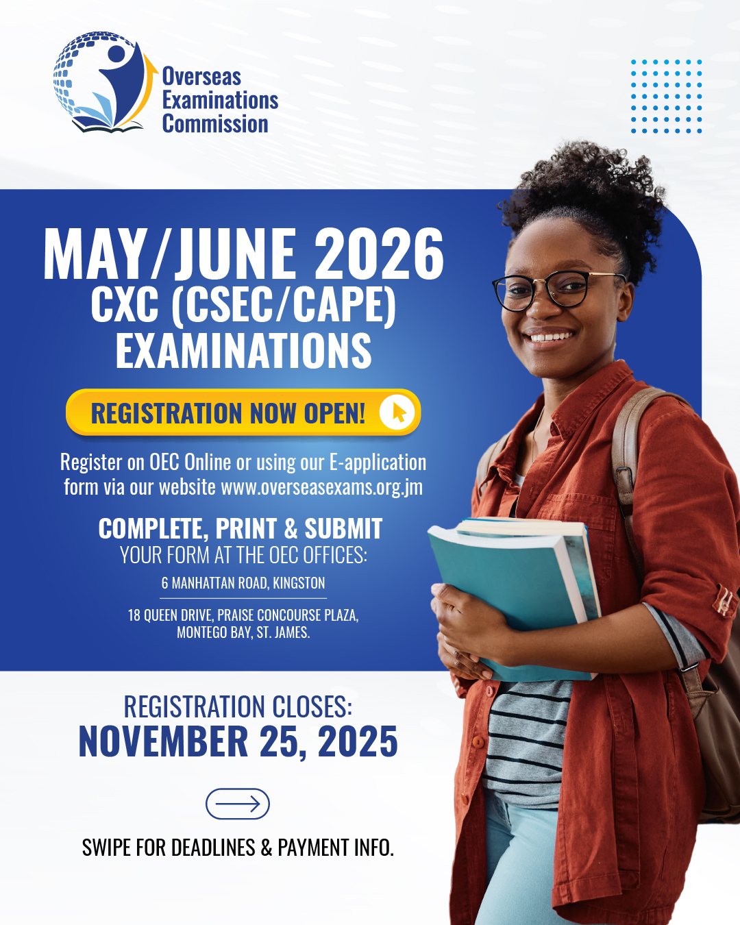 Overseas Examinations Commission | Kingston