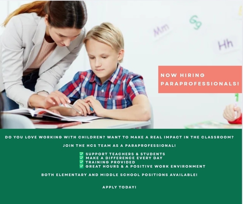 Henniker - We are hiring Paraprofessionals for the 25-26 school year ...