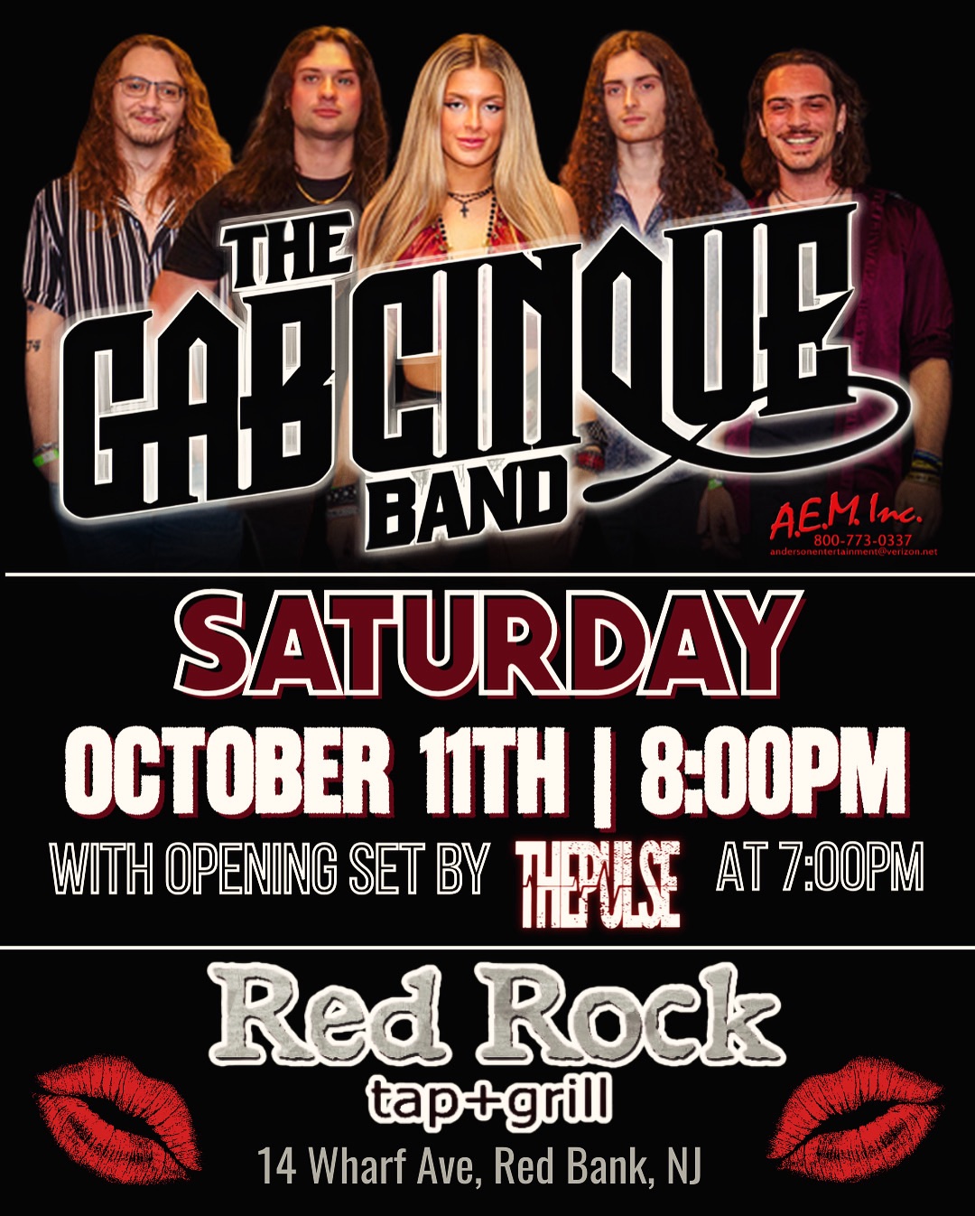 Gab Cinque Band DEBUT! @ Red Rock (Red Bank, NJ)