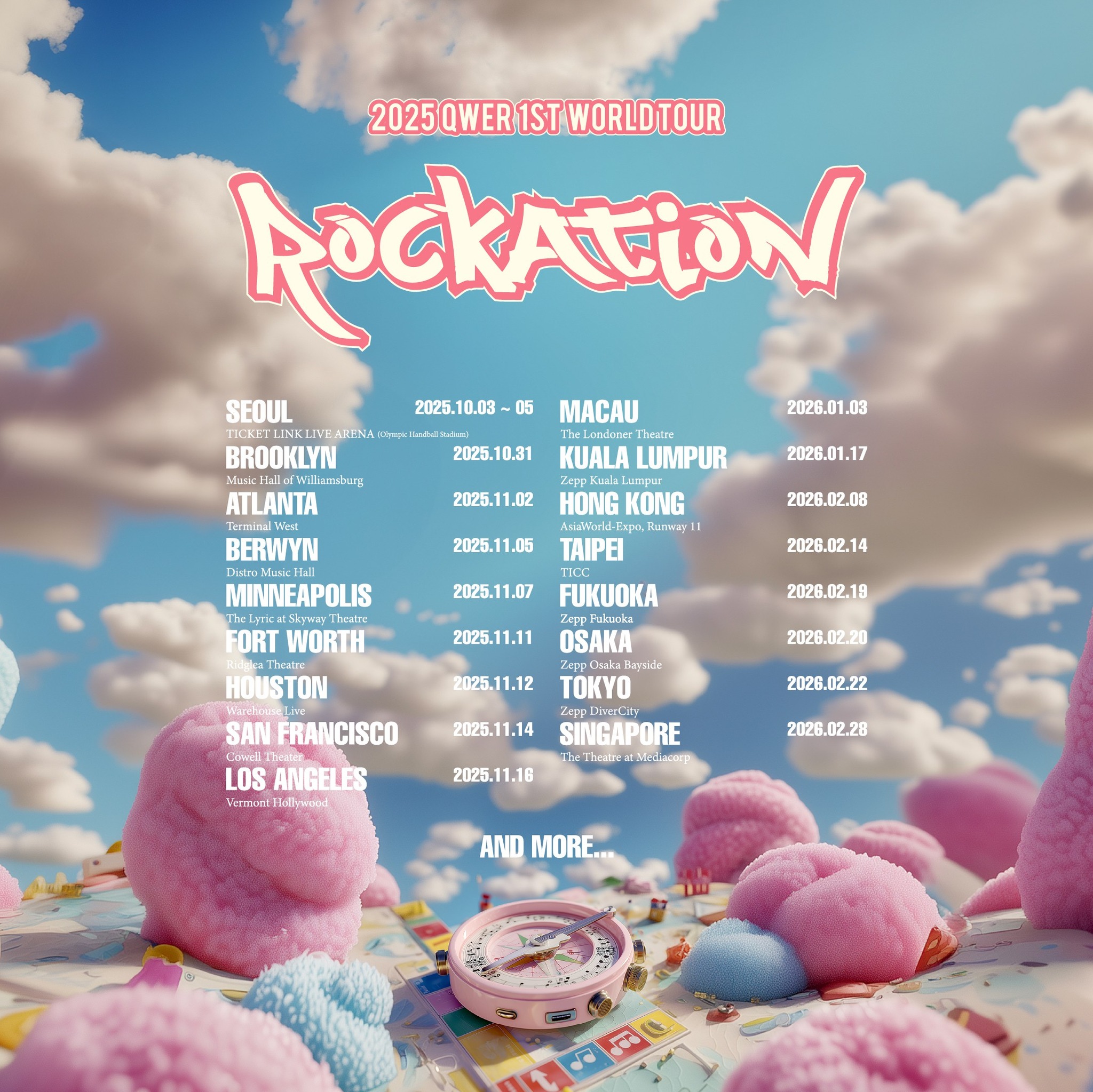 QWER ROCKATION in Kuala Lumpur トレカ 🇲🇾 [Media Release] QWER Set To Return To Kuala Lumpur This