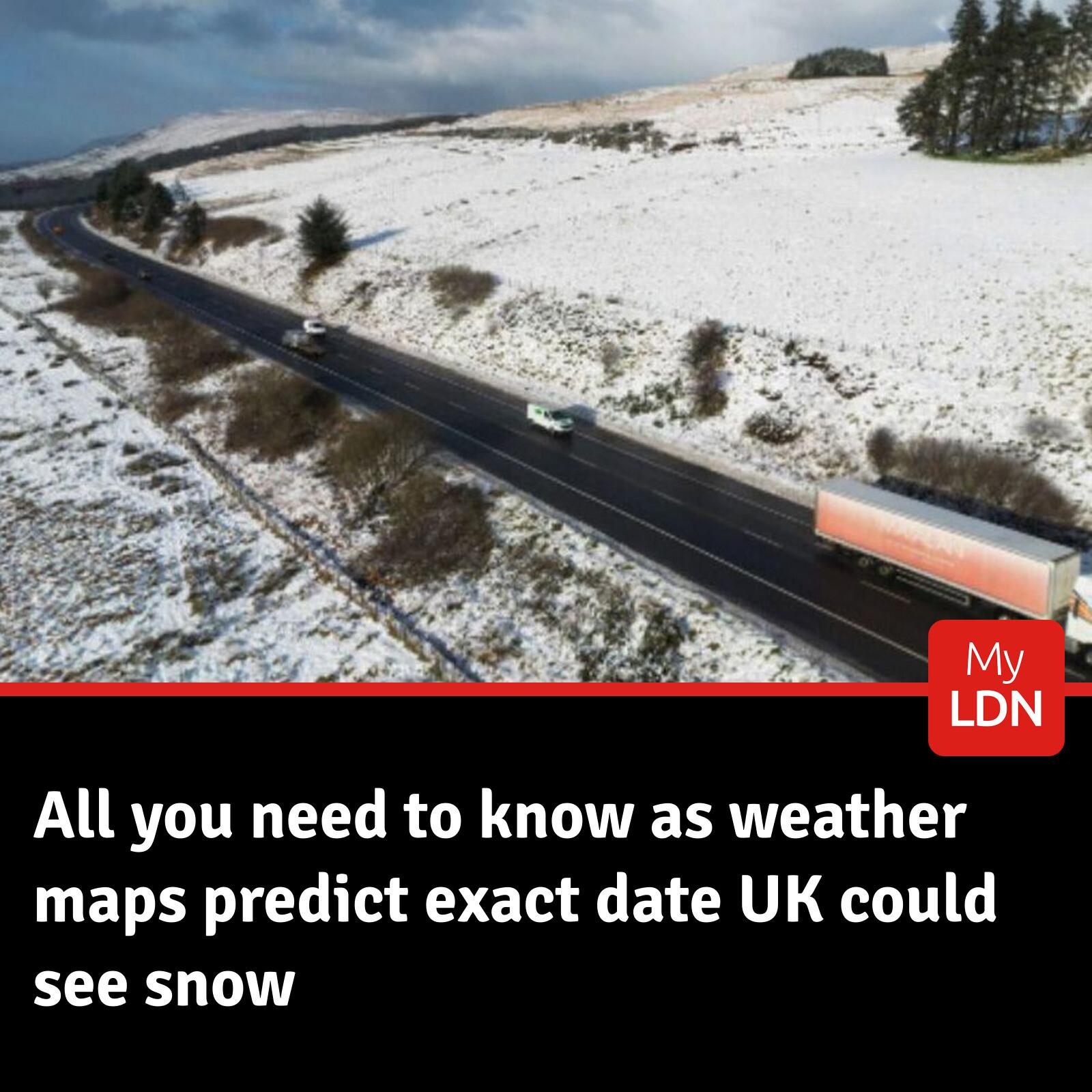 MyLondon - Weather forecasting maps show an 'Arctic air mass' bringing ...