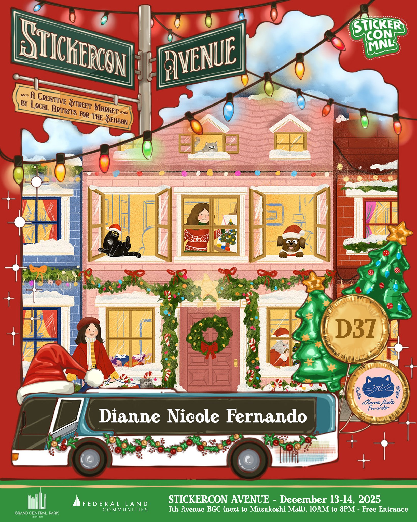 Sticker - 🎄 DIANNE NICOLE FERNANDO 🎄 Dianne's works showcases a range ...