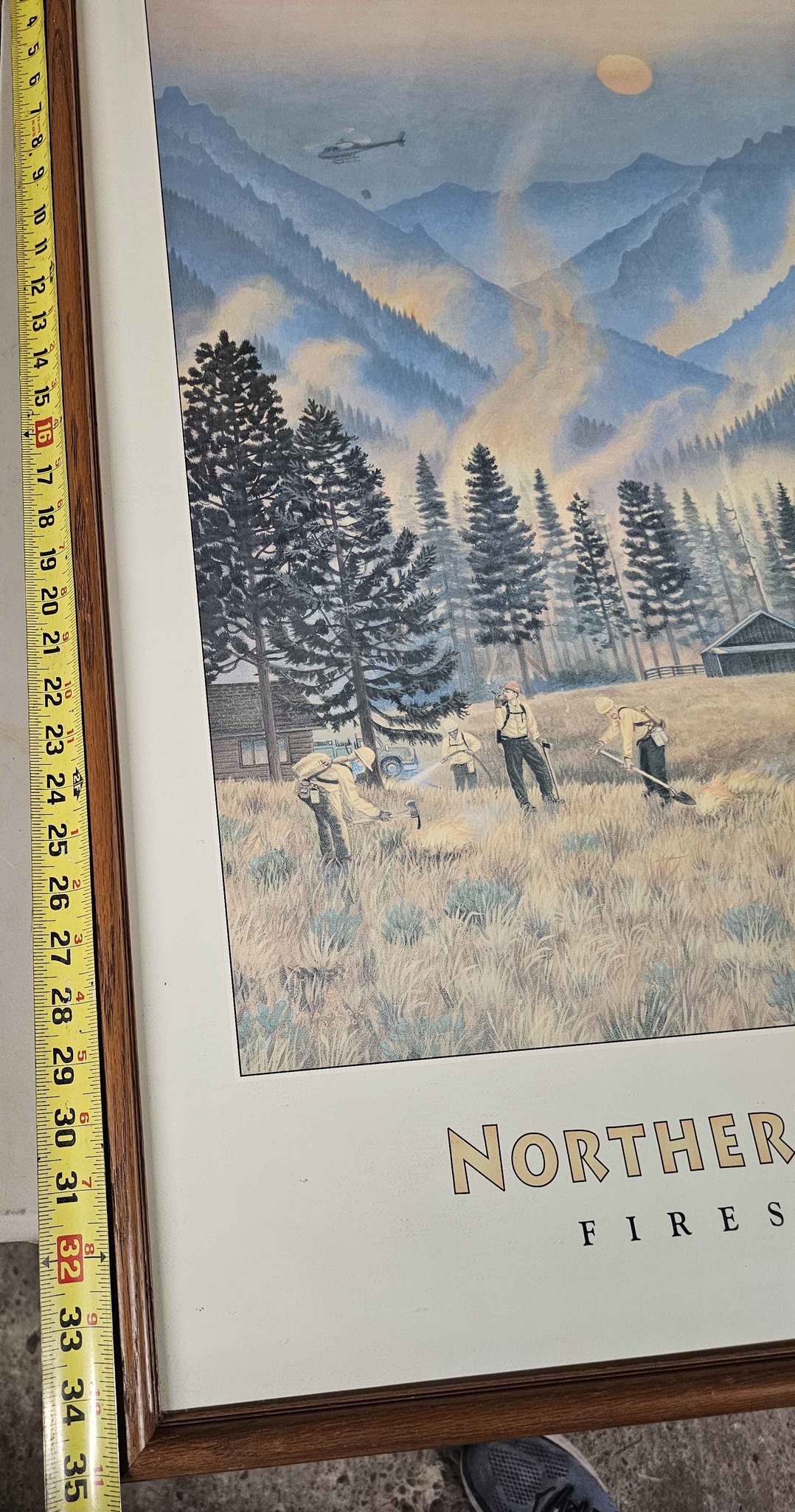 Northern Rockies Fires of 2000 by Monte Dolack framed print - Posters ...