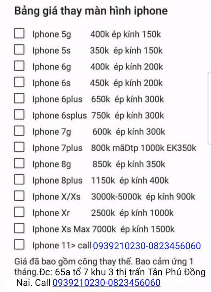 Done - 💥 Thay pin Iphone các dòng từ ip5-ipX 💥 BẢO HÀNH 1 NĂM 💥 Bảng ...