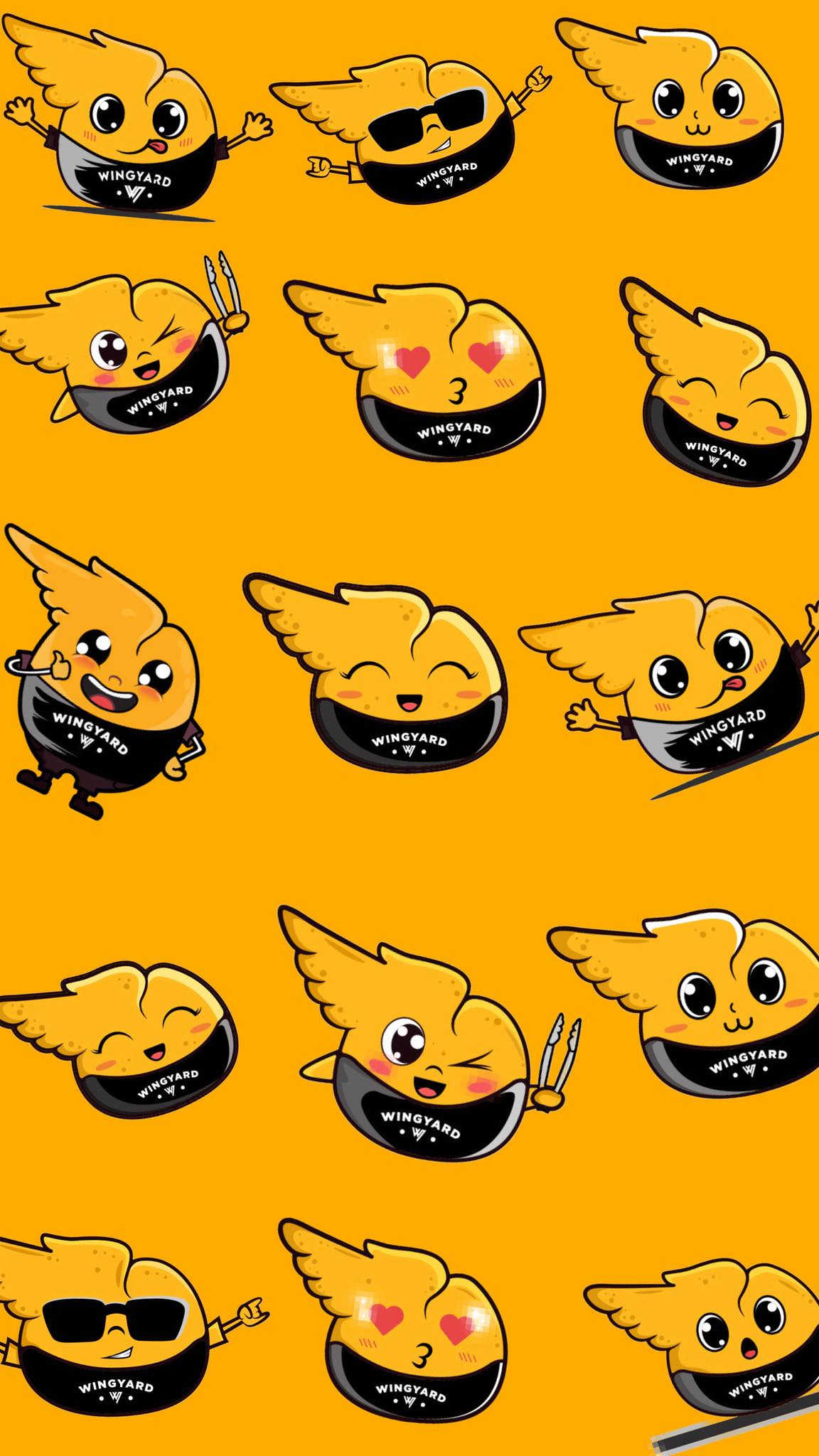 Wingyard - Meet the many moods of Wingy!🧡 #wingyardph... | Facebook